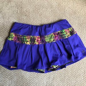 Skirt Sports Lioness Skort in Purple/Snake Charmer